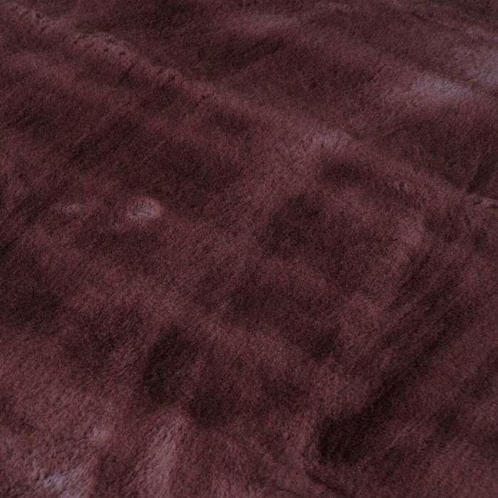Tapis salon imitation fourrure extra-doux marron 120x160