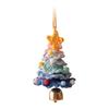 Plush Christmas Pendant Wool Crocheted Christmas Tree Small Ornaments Christmas Decoration Car Pendant
