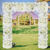 1pc Simulated Wedding Arch Table Peony Fabric Arrangement, Suitable for Outdoor Patio Garden Wedding Arch Decoration