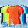 Summer Quick Drying T-shirt Custom Round Neck Sports Short Sleeve for Man and Woman Casual Cloth