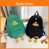 Kids Duck Backpack Nylon Polyester Cute Design For Kindergarten Daily Use