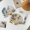 Chinese Japanese Style Silk Fan Folding Fan Wedding Fan Art Gifts Dance Hand Fan Vintage Bamboo Folding Hand Held Flower Fan