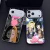 Чехол для телефона T-Takopis Anime Original Sin для iPhone 17 16 15 14 13 12 11 Pro Max Plus Серебристый конфетный Матовый чехол