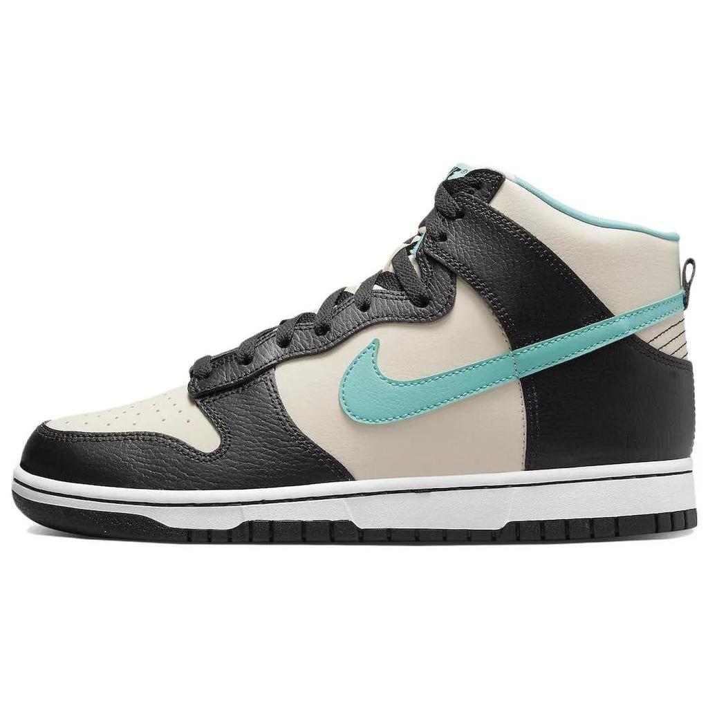 Nike Dunk High EMB 'Colorful Courts' (Unisex) Pearl White / Washed Teal / Black Skate Shoes DO9455 200