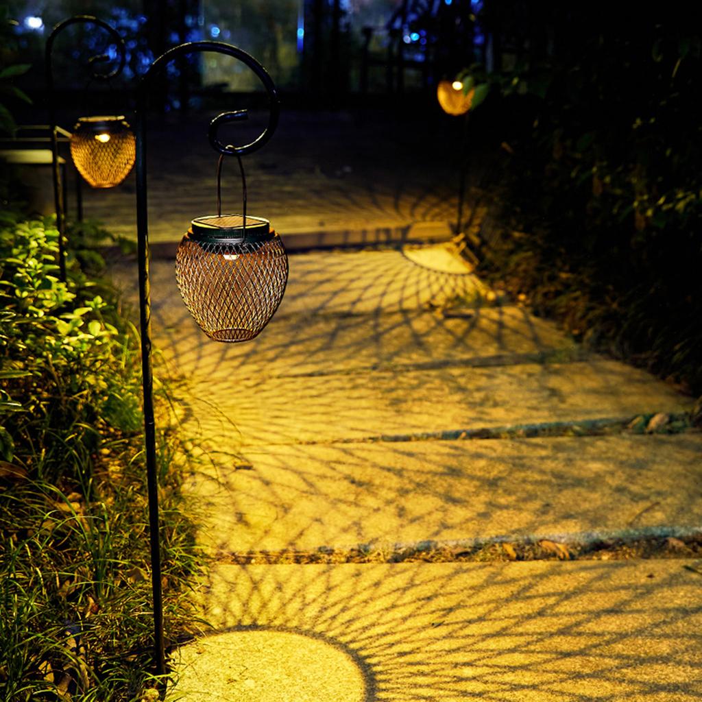 Солнечный фонарь, уличный подвесной светильник на солнечной энергии, садовый двор, пейзажный светильник, подвесной светильник