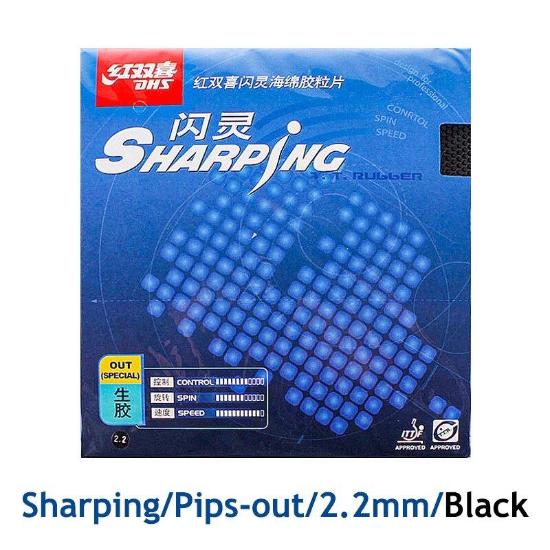 Оригинальная резина для настольного тенниса DHS Sharping, шипы, специальная ракетка для пинг-понга, сырая резина, быстрая атака для нападающего игрока