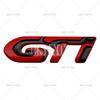 Car Styling GT 3D  Adhesive Metal Chrome Zinc Alloy Emblem BXGSD3 Car Body Fender Badge for Peugeot GT RCZ 308 508 3008 5008