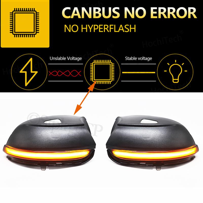 High Quality Dynamic LED Side Rearview Mirror Turn Signal Light Indicator For Volkswagen VW Jetta 2011 2012 2013 2014