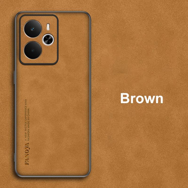 Для Realme 14 5G Чехол Роскошный Чехол для Телефона из ПУ Кожи Для Realme14 5G Задняя Крышка Матовый Силиконовый Ударопрочный Полная Защита Чехол
