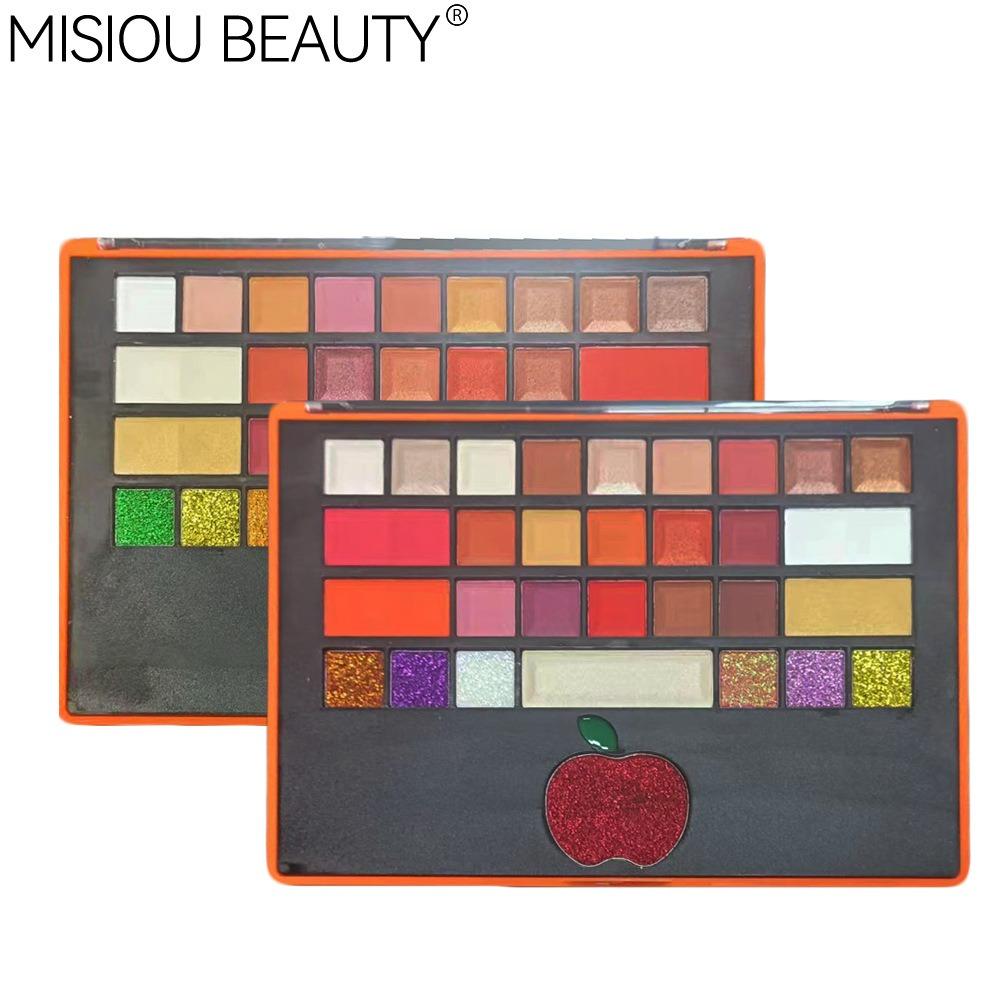 Misiou Beauty Earth -colored Pearl Matte Natural Flashes 30 Color Highlights High -light Repair Blush Eye Shadow Integrated Plate