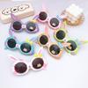 Big-Eared Rabbit Children'S Glasses Silicone Polarized Sunglasses Soft Frame Girl Princess Cute Boy Sunshade Glasses