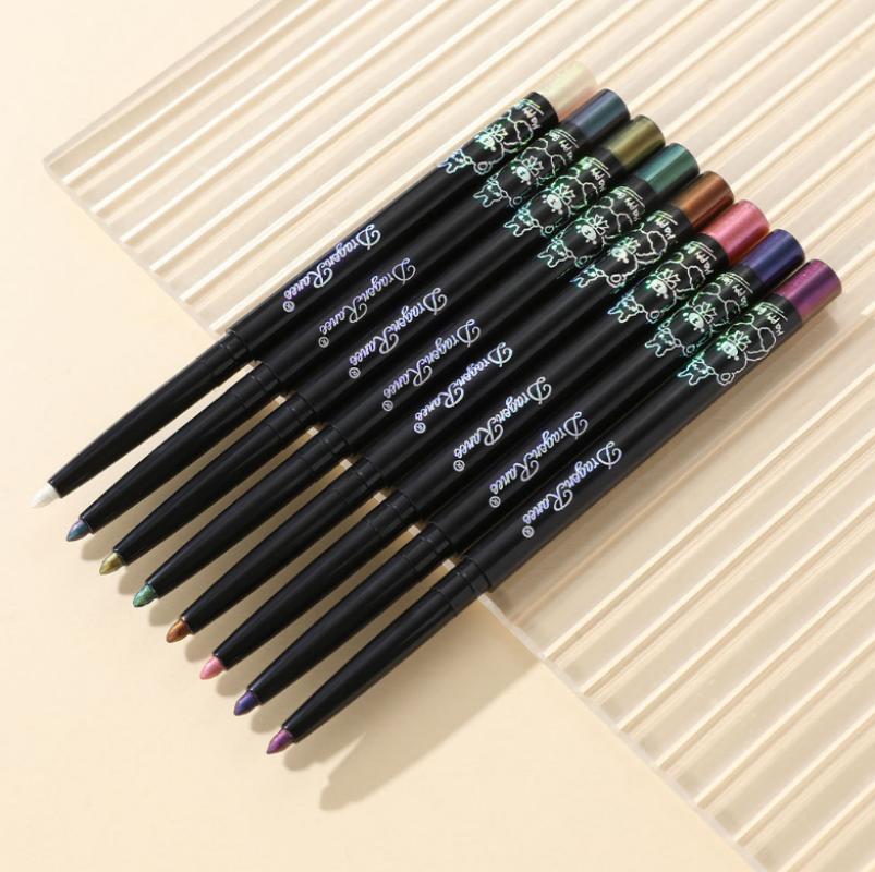 Color Eyeliner Gel Pen Ultra-fine Eyeliner Waterproof, Oil-proof, Non-smudge-proof, Long-lasting Eyeliner Color-changing Eyeliner Eyeshadow Stick