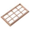 1:12 Dollhouse Miniature Wooden 12-Pane Window Frame Model Accessories Toys
