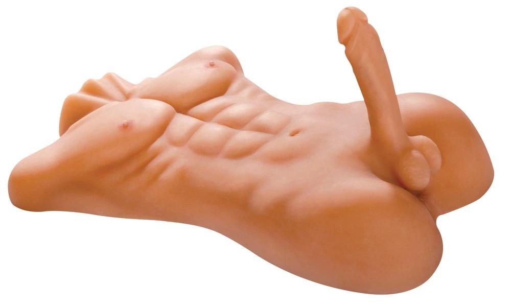 PET - Realistic Male Torso with Penis and Anal Hole