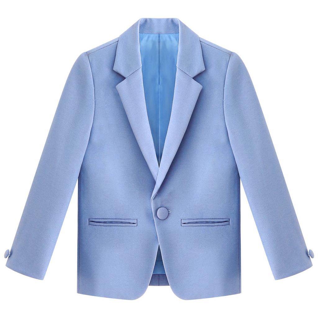 5 шт., детский пиджак с лацканами для мальчиков, жилет на пуговицах и рубашка с галстуком-бабочкой, брюки, костюм джентльмена, официальные костюмы для вечеринок