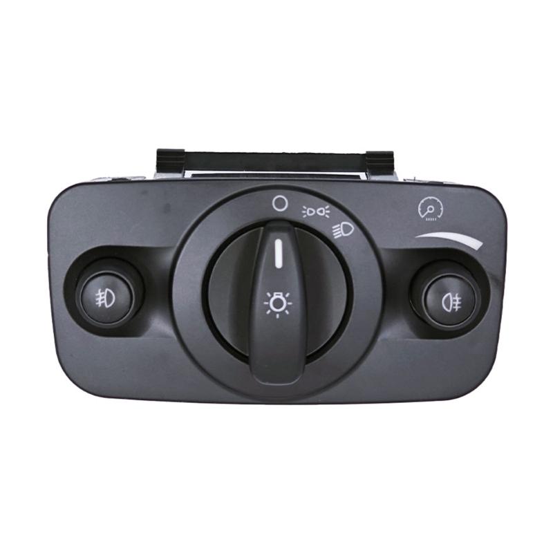 Dashboard Headlight Control Switches Panel 6G9T-13A024-DF with Turning Light Knob, Fog Lamp Button Operation and Brightness Adjuster for Vehicle Panel