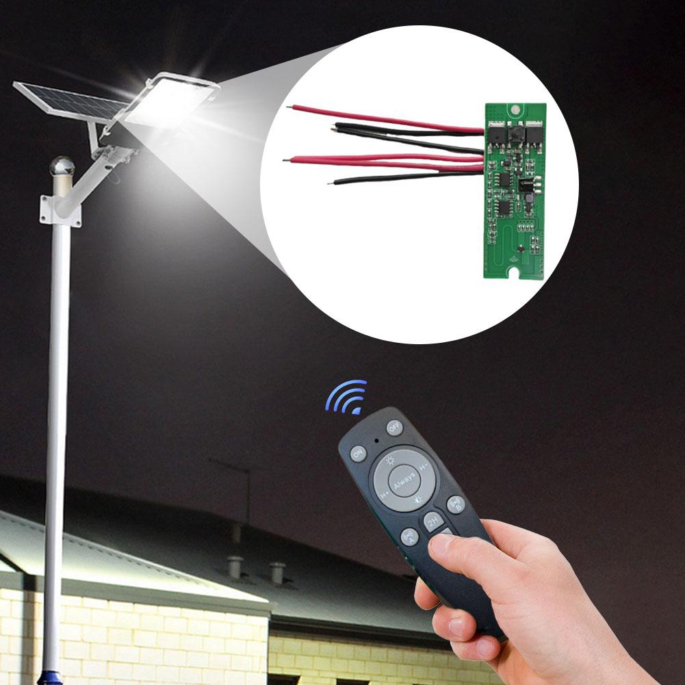 3.2V 3.7V пульт дистанционного управления солнечная панель управления уличным освещением радар индукция человеческого тела солнечная уличная плата освещения