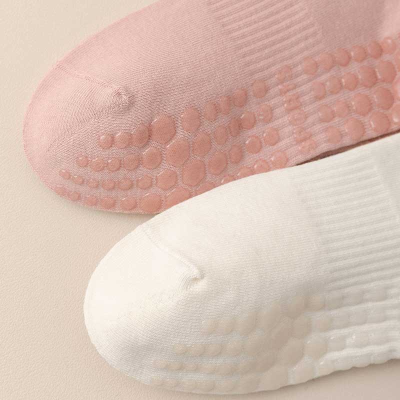 Женские носки для йоги, нескользящие носки для бега, женские компрессионные носки для спортзала, спортивные хлопковые милые забавные носки с напуском, новинка