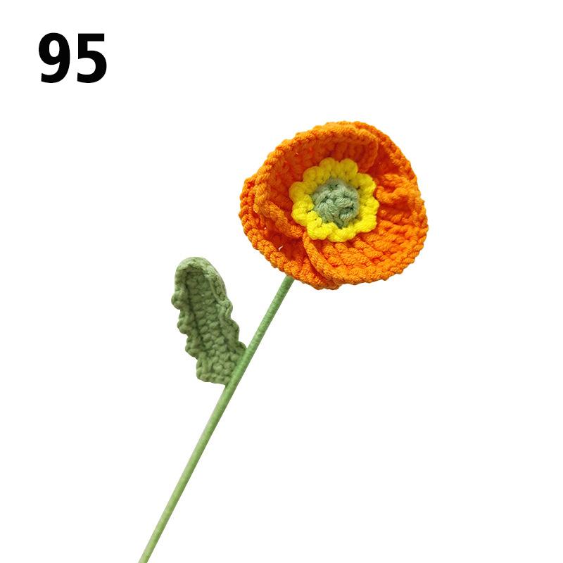 Подарок на День Учителя Подсолнух Вязаный Цветок Вязаный Цветок Ручной Работы Букет Домашний