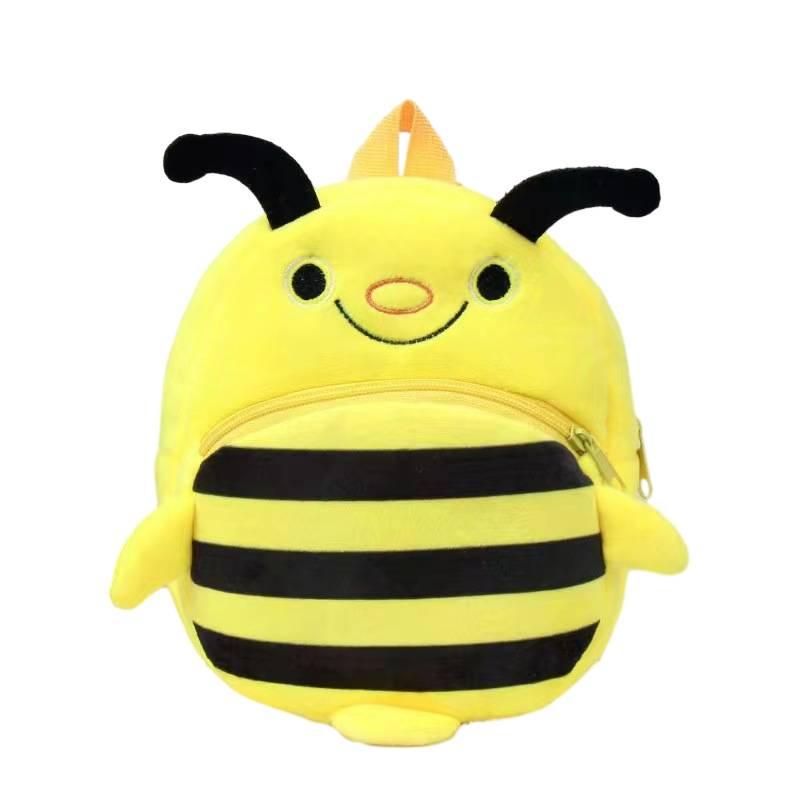 Lovely Baby Kids Plush Book Bag Double Shoulder Backpack Kindergarten Early Education Cartoon Anime Theft Prevention Shock Resistance 20*25cm