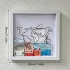 1PC Souvenirs Photo Frames Map Box Adventure Archive Boxes Adventure File Box Money Box For Postcards Ticket Organizer Travel