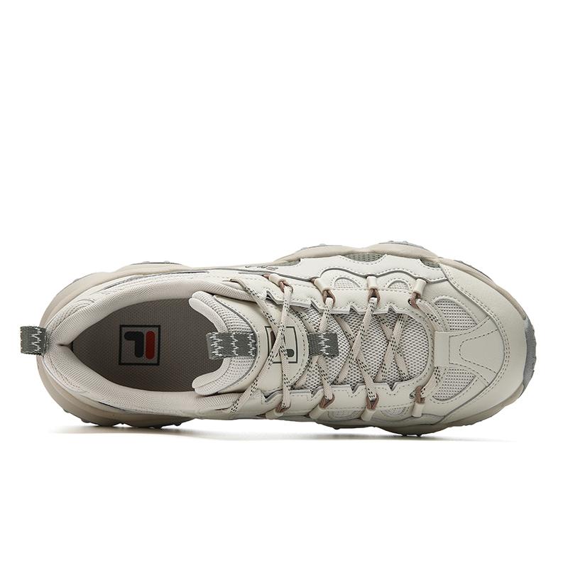 Fila FLUID 7 Низкие кроссовки на массивной подошве Мужские Белый Серый F12M612125FWR