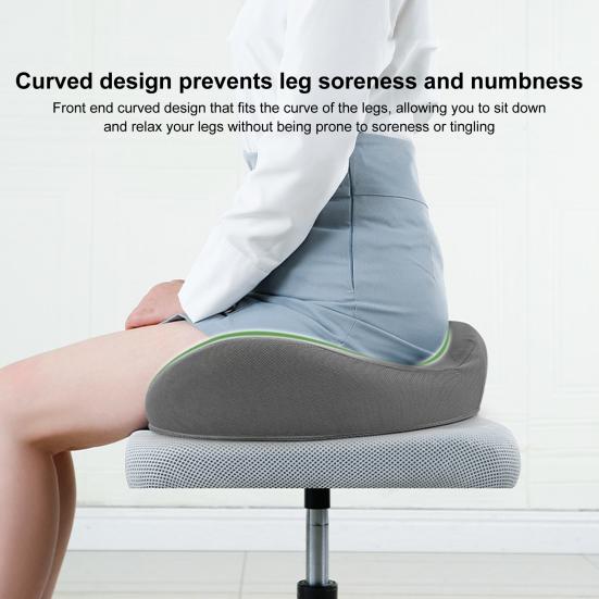 Подушка сиденья Yousheng Эргономичный дизайн Полая дышащая нескользящая конструкция Снятие давления Пена с эффектом памяти Подушка сиденья для офисного стула