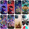 Anime Roronoa Zoro Phone Case For Apple iPhone 14 13 12 Mini 11 Pro Max 7 8 XR X XS 7 8 Plus SE 2020 2022 Black Soft Cover