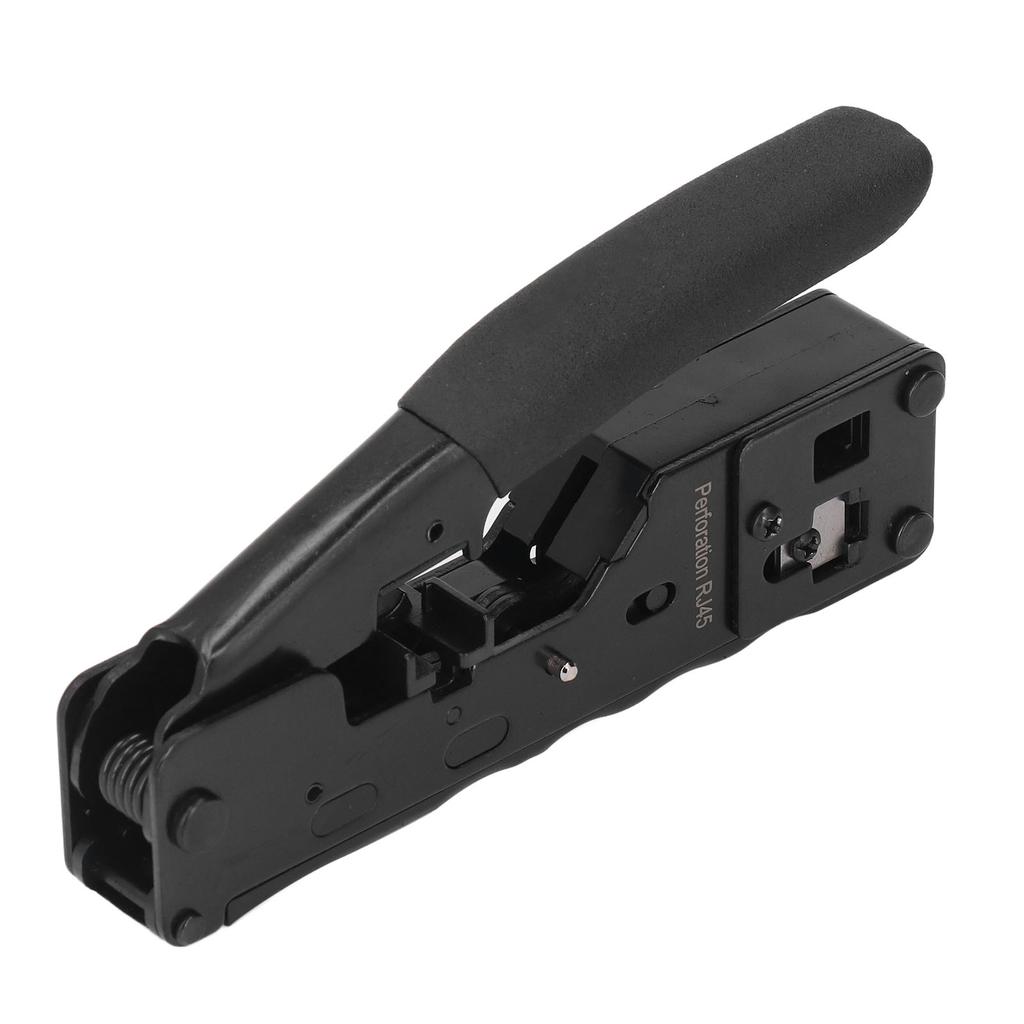 Набор клещей для обжима кабеля, храповой механизм, инструмент для зачистки и резки кабеля с 10 шт. RJ