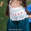 Бархатное платье-принцесса с длинным рукавом для девочек Happyology