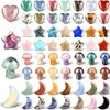 Natural Rose Quartz Heart-Shaped Crystal Gemstone - 2cm Polished Palm Stone