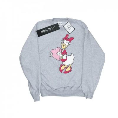 Женский/женский свитшот Daisy Duck Love Heart