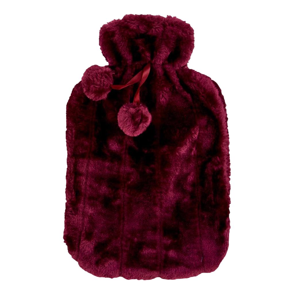 K Collection Pom Pom 2L Hot Water Bottle And Cover (Pack of 2)