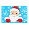 Christmas Windows Static Stickers Wall Clings Removable Vinyl Santa Claus Snowman Diy Door Mural Decals Stickers