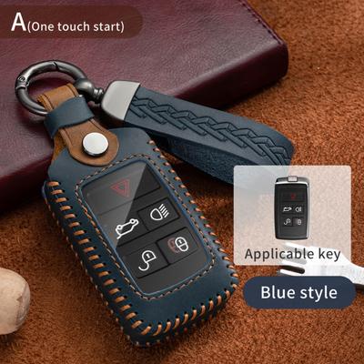 Новый кожаный чехол для ключа автомобиля Защитная крышка для пульта дистанционного управления для Land Rover Range Rover Sport Evoque Velar Discovery 5 2018 2019 2020