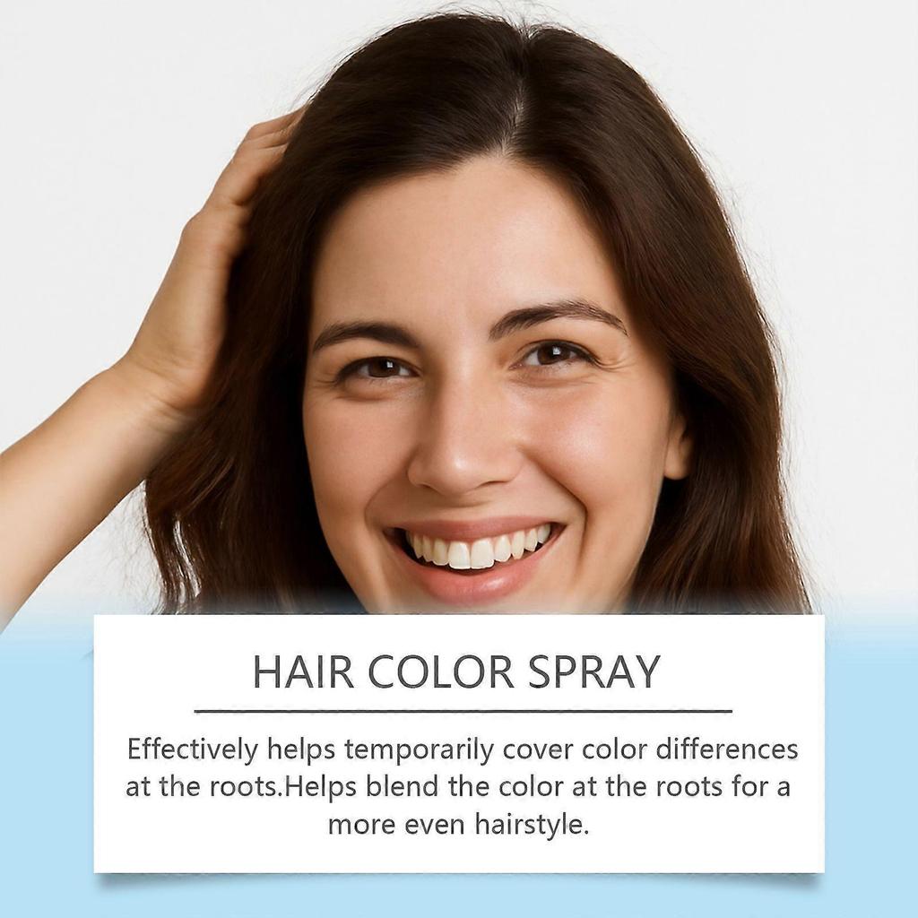 Limited time!!Hoegoa Disposable Touch-Up Spray (Light Brown) - Long-Lasting Coverage, Easy To Wash, Portable, Daily Hair Color Touch-Up, Gentle And Na