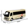 1/32 TOYOTA Coaster Coach Lexury Bus Alphard MPV Toy Car Model for Children Diecast Van Miniature Pull Back Collection Gift Boy