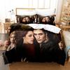 Twilight 3D Printing Three-Piece Digital Printing Quilt Cover Home Textile Sheet Kit