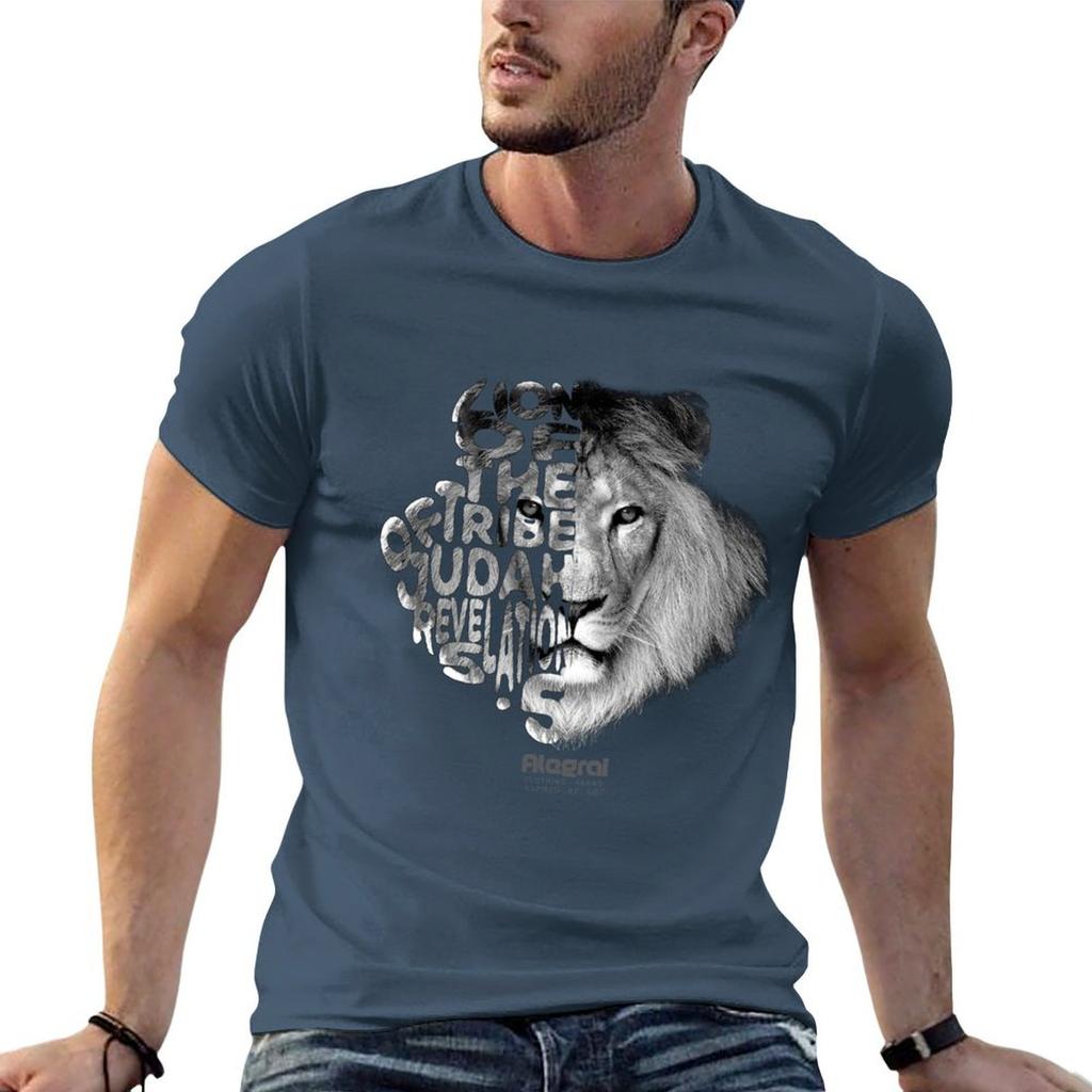 Lion of the tribe of Judah Revelation TShirt Casual Breathable Short Sleeve Top