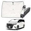 SEIWA High для Toyota Alphard и Vellfire Сделан с использованием Radicool Охлаждение излучением Солнцезащитный козырек на переднее стекло Защита от УФ-лучей и жары Идеален для сильной жары Ночью