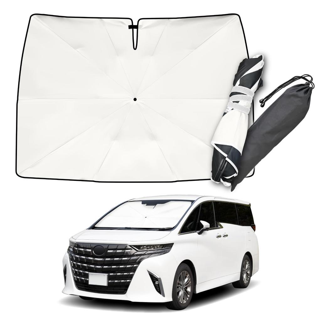 SEIWA High для Toyota Alphard и Vellfire Сделан с использованием Radicool Охлаждение излучением Солнцезащитный козырек на переднее стекло Защита от УФ-лучей и жары Идеален для сильной жары Ночью