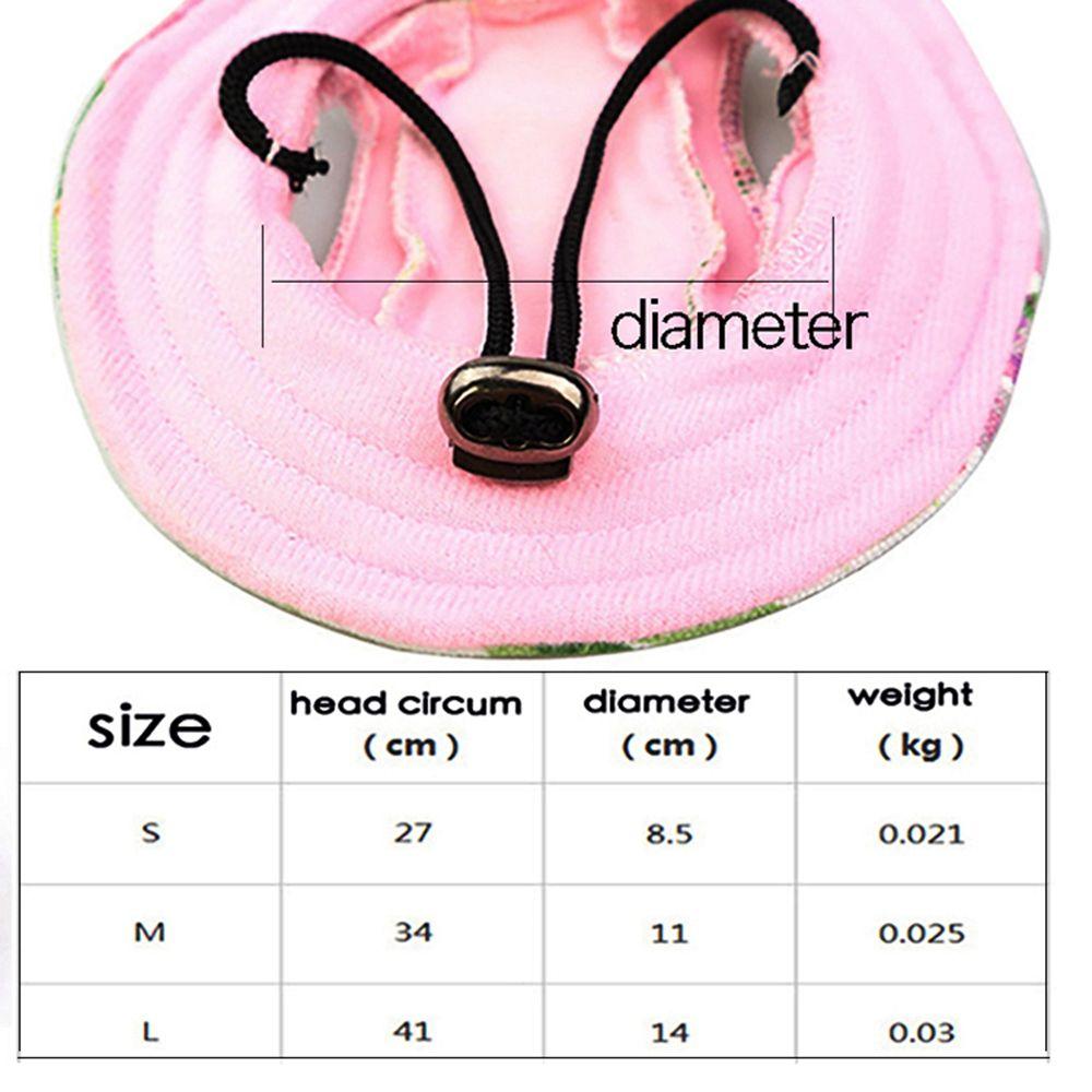 Stripe for Small Medium Mesh Cloth Canvas Cat Hat Dog Caps Pet Products Sunhat