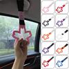 Decorative Handle Charm Car Hand Pull Ring Handle Strap Rear Bumper Warning Ring Car Handrail Belt
