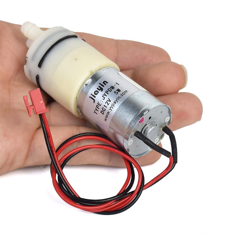 12V 370 Mini Diaphragm Water Pump Portable Micro Electric Pump for DIY Water Dispenser Automatic Tea Table Plant Irrigation