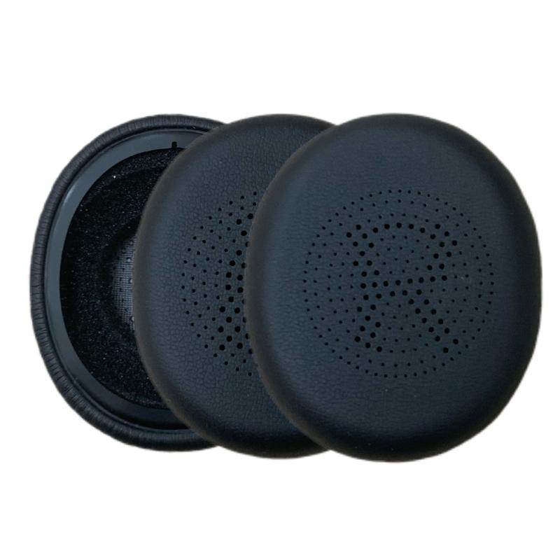 1Pair Ear Pad Replacement Leather Earpads Ear Cushions Sponges Cover Earmuffs for Evolve2 30 MS Headphones