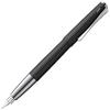 Перьевая ручка LAMY Studio Black - Элегантный металлический корпус - Стальное перо (Частично платинированный) - Размер пера EF - Включает синий картридж LAMY T10