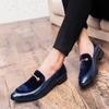 Мужские лоферы большого размера 38-48 размер осенние мужские деловые повседневные ленивые туфли бархатные кожаные туфли