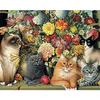 Diamond Painting Animal Diamond Embroidery Flowers Full Round Drill Diamond Cross Stitch