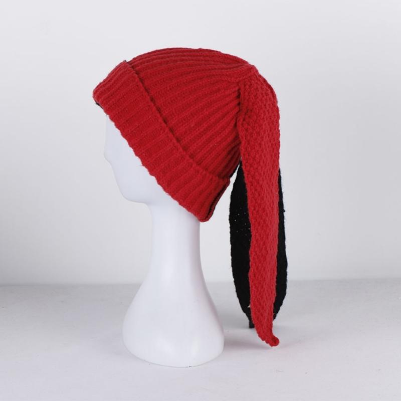 Girls Rabbit Hat Y2K Knitted Ears Hat Cute Rabbit Gifts Warm Winter Hat Adult Children Knitted Ears Winter Photo Props