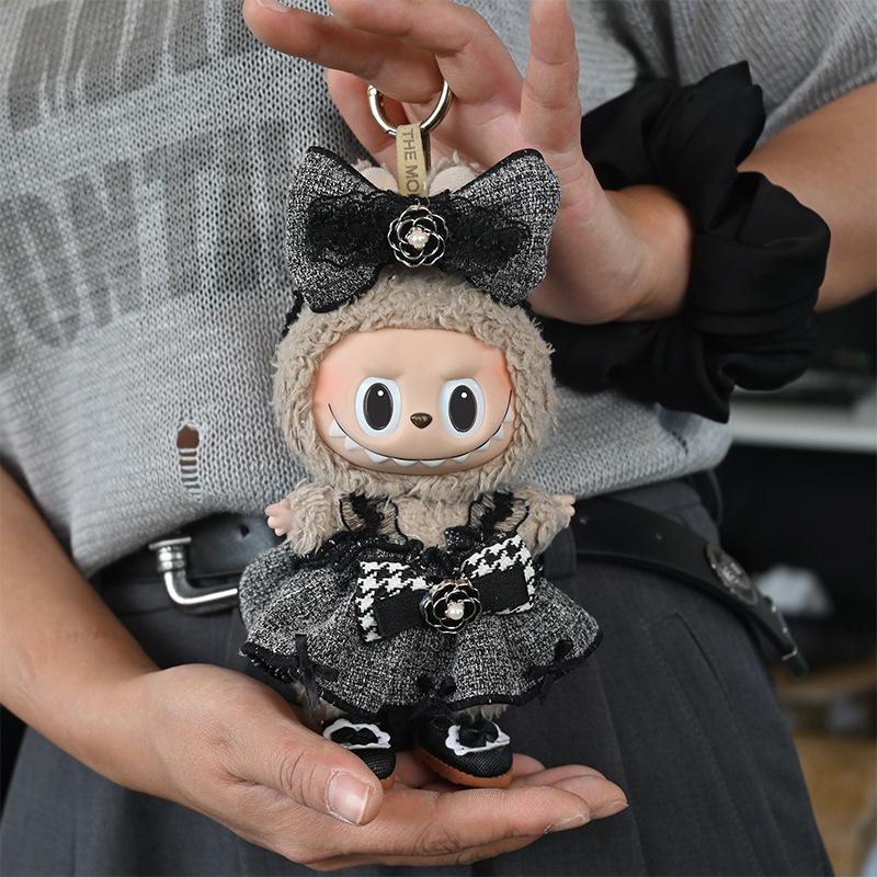 Labubu 17CM Doll Clothes Set: High-Quality Decorative Blind Box Pendant Outfit